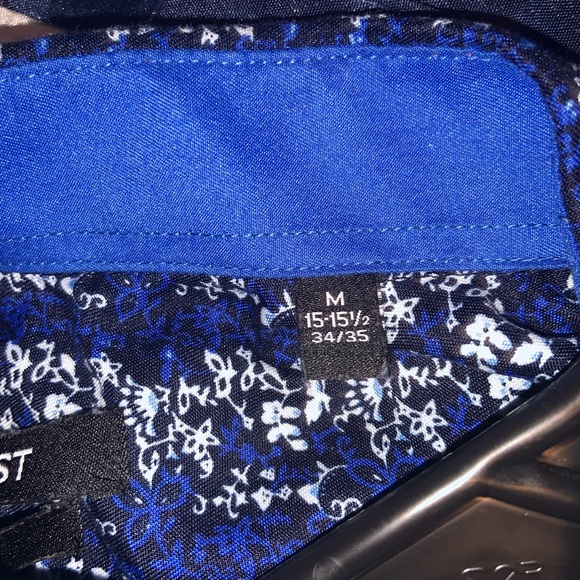 Nine West Men’s Slim Fit Dress Shirt 15-15.5 34/35 - Picture 2 of 3